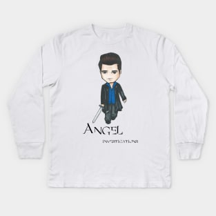 Angel investigations Kids Long Sleeve T-Shirt